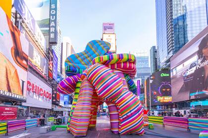 La Escultura de los sueños, de Marta Minujín, de Times Square al CCK