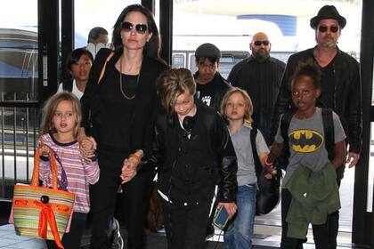La familia Jolie Pitt antes de la separación