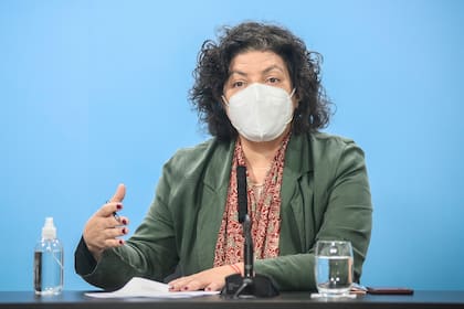 La ministra de Salud, Carla Vizzotti, pidió que la gente "solo salga a trabajar y a llevar a los chicos a la escuela"