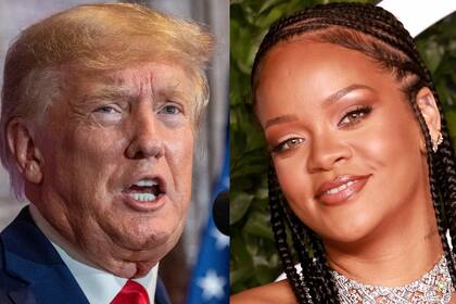La pelea continúa; Donald Trump posteó ayer su descontento con la elección de Rihanna como estrella del entretiempo del Super Bowl 2023