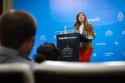 La portavoz presidencial Gabriela Cerruti, involucrada en los cambios del área de comunicación oficial.
