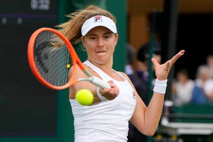 La rosarina Nadia Podoroska perdió en su debut en Wimbledon