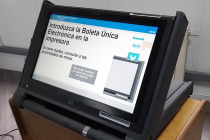 La urna electrónica con la que se votará en Neuquén