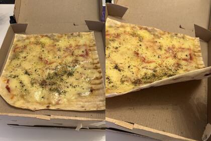 Las pizzas que le llegaron a un cliente lo decepcionaron y volvó su enojo en Twitter