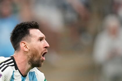 Lionel Messi festeja su gol contra México, que allanó el camino de la selección argentina hacia la victoria