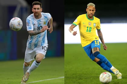 Lionel Messi y Neymar Jr. serán dos de las figuras en la final Argentina - Brasil de la Copa América.