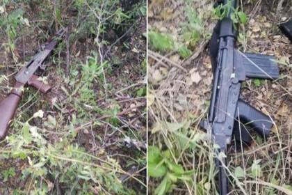 Los fusiles hallados cerca del aeropuerto de Cúcuta