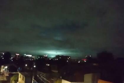 Luces observadas durante un terremoto anterior en México