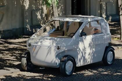 Luvly, el auto eléctrico sueco que se manda por delivery.