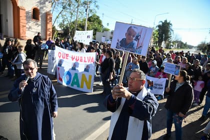 Marcha para pedir por Loan Danilo Peña