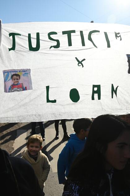 Marcha por la aparición de Loan en Nueve de Julio, Corrientes
