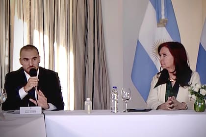 Martín Guzmán y Cristina Kirchner