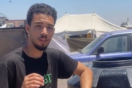Medo Halimy, un influencer palestino que cuenta cómo es vivir en la Franja de Gaza.