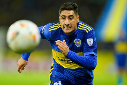 Miguel Merentiel aporta solidez con su rendimiento: el uruguayo es uno de los mejores futbolistas de Boca en la temporada