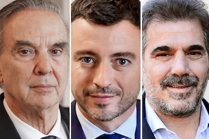 Miguel Pichetto, Rodrigo de Loredo y Cristian Ritondo, los jefes de los bloques opositores dialoguistas