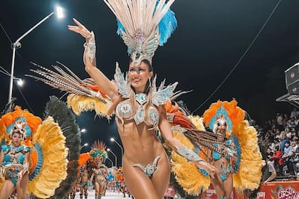 Muri López participó del Carnaval de Gualeguay
