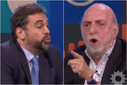 Nicolás Distasio vs. Horacio Pagani, un debate que terminó con insultos (Foto: Captura de TV)