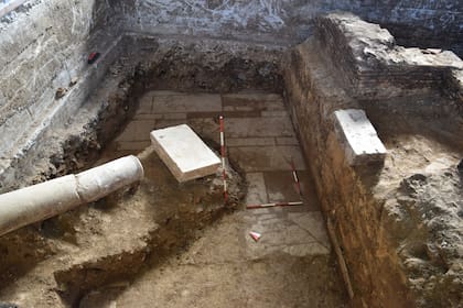 Se estima que la construcción de esta piscina oscila ente los siglos II y I a.C
