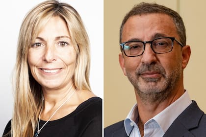 Silvia Tenazinha (izquierda) reemplazó a Guido Ipszman (derecha) como CEO en Salesforce Argentina