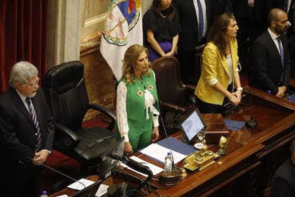 Sin Cristina, la santiagueña Ledesma Abdala presidió la sesión del Senado