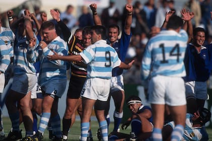 Sudáfrica, 1995: una de las peores derrotas de los Pumas en una Copa del Mundo, frente a Samoa
