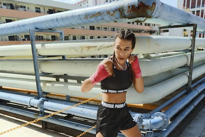 Three-time MMA world champion and PUMA Ambassador Joanna Jędrzejczyk shares her vision of mixed martial arts, as part of PUMA’s “Only See Great” platform, as she prepares for her rematch fight against Zhang Weili on Sunday, June 12 in Singapore. (Photo: Business Wire)