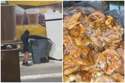 Un grupo de jóvenes encontró alimentos en buen estado entre los desechos de una conocida cadena de comida rápida en EE.UU.