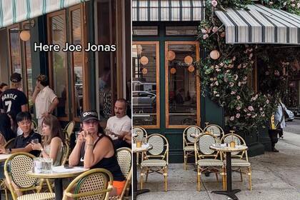 Un tiktoker reveló cuál es el restaurante de Nueva York al que suelen ir los famosos, entre ellos, el cantante Joe Jonas