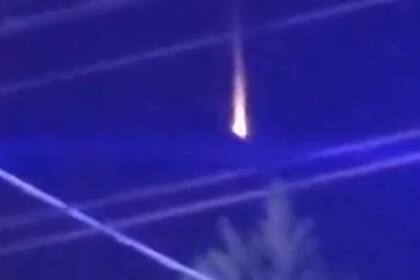 Una bola de fuego iluminó el cielo de Chubut