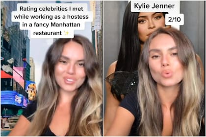 Una mesera escrachó en redes a Kylie Jenner