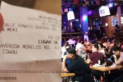 Una usuaria denunció en las redes que encontró un mensaje discriminatorio en el ticket de su consumo en un bar