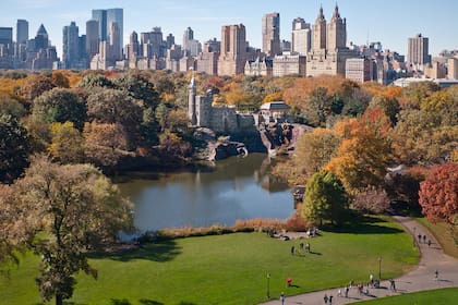 Una vista del Central Park, una de las postales icónicas de Nueva York, donde se ubica el icónico restaurante