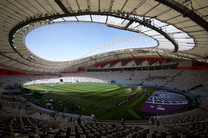 Vista general del estadio Internacional Jalifa. que será uno de los escenarios de la definición del grupo E del Mundial 2002