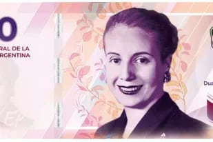 María Eva Duarte de Perón estará en el billete de $100
