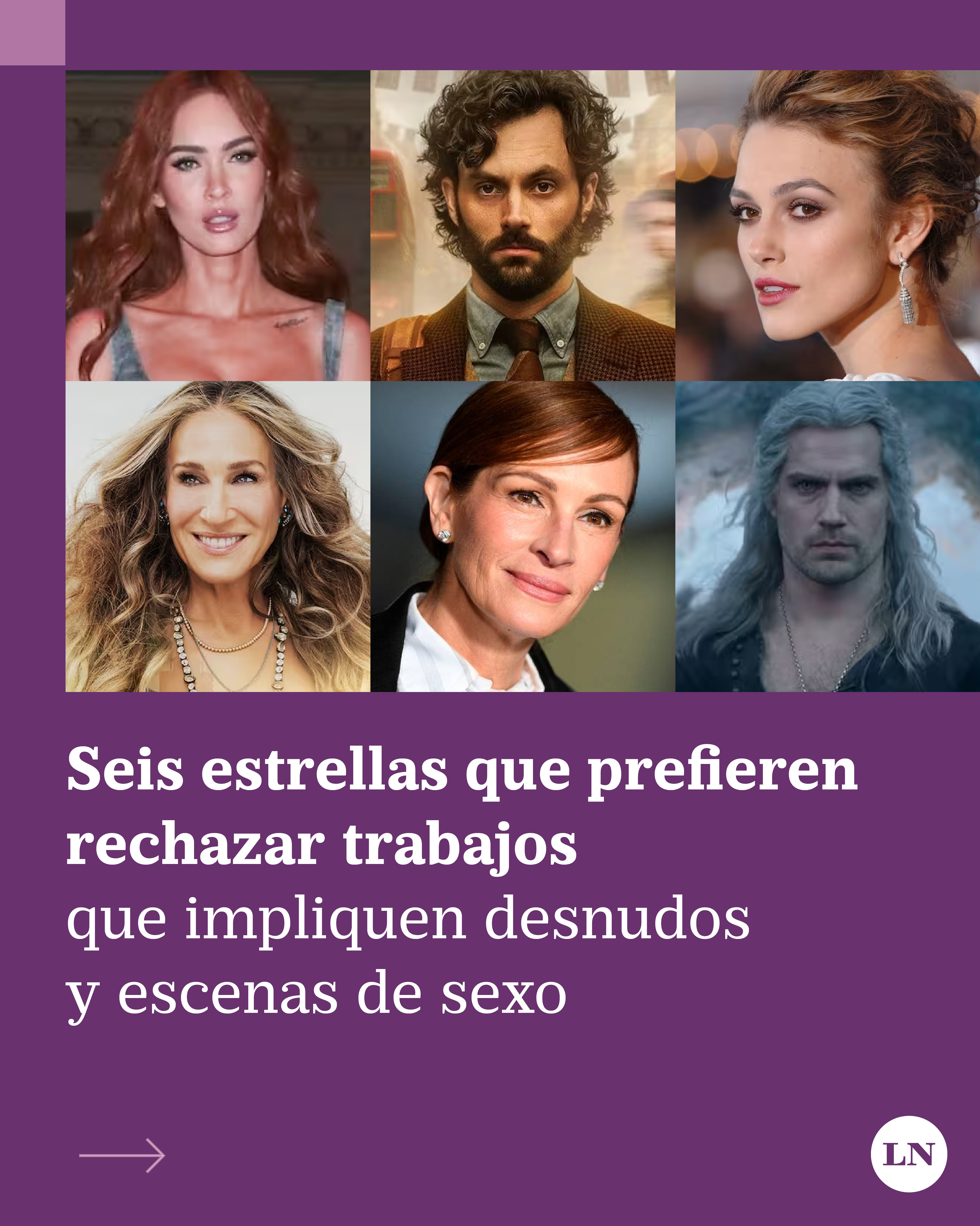 Desnudos. 6 estrellas que dijeron no